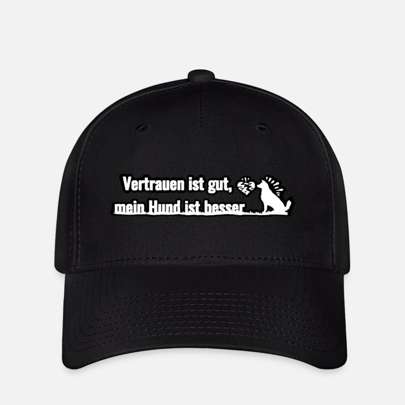 Mein Hund ist besser... - Flexfit Cap - Schwarz