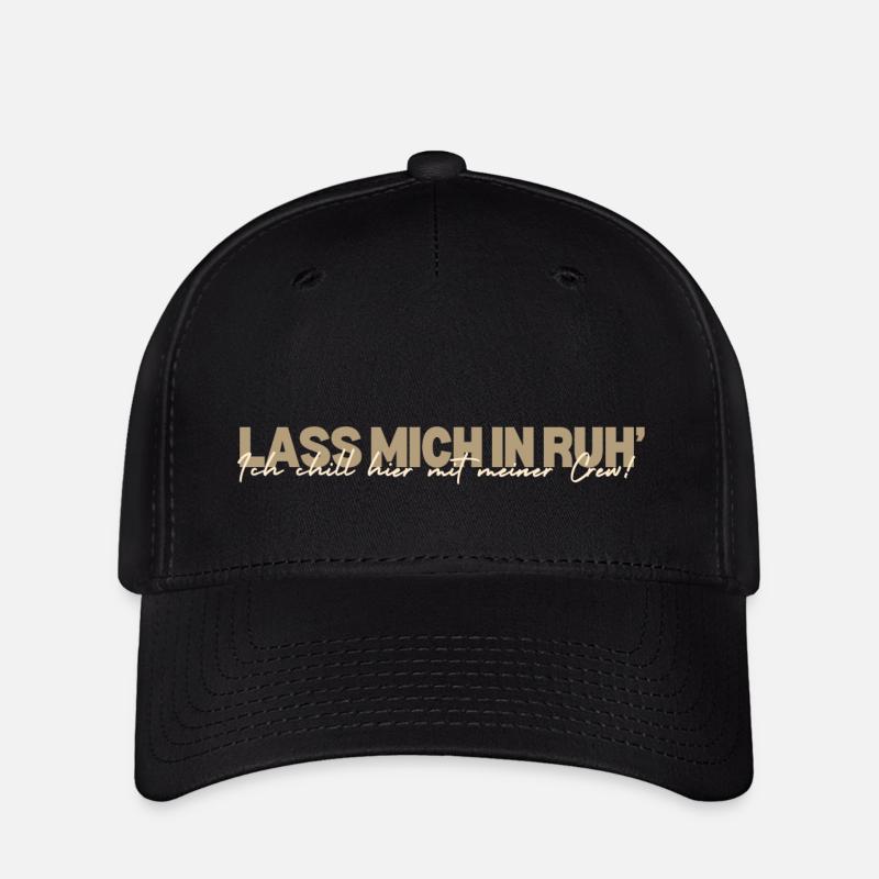 Lass mich in Ruh‘ - Flexfit Cap - Schwarz