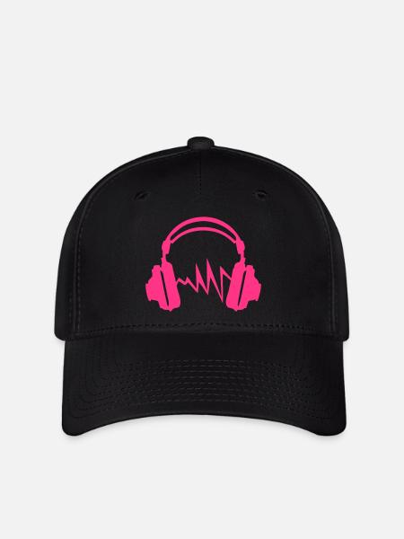 Equalizer Audio-Musik-Kopfhörer DJ zik20 - Flexfit Cap - Schwarz