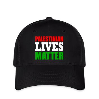 palestinian lives matter - Casquette Flexfit - noir - Devant