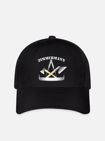 Zunftzeichen der Zimmermänner - Flexfit Cap - Schwarz
