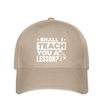 Leçon de billard - Casquette Flexfit - kaki - Devant