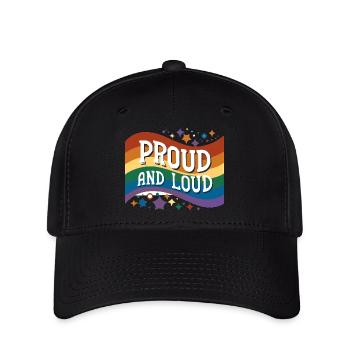 Proud and Loud - Flexfit Cap - black - Front