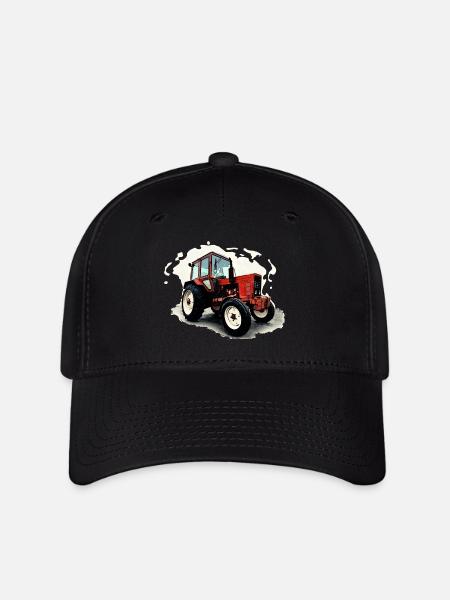 Traktor Belarus MTS 550 - Flexfit Cap - Schwarz