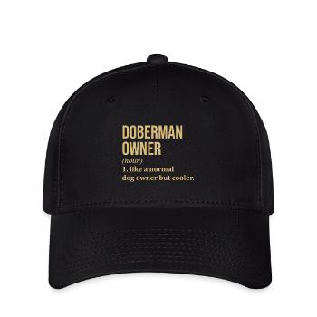 Doberman - Casquette Flexfit - noir - Devant