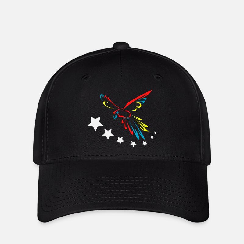 Drapeau de l’ara - Casquette Flexfit - noir
