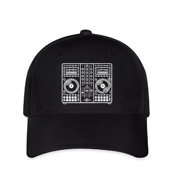 Console DJ - Casquette Flexfit - noir - Devant