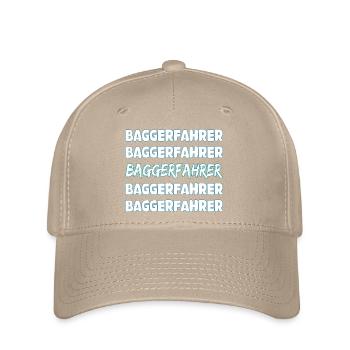 Job Excavator Operator - Flexfit Cap - khaki - Front