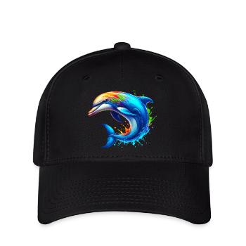 Dauphin - Casquette Flexfit - noir - Devant