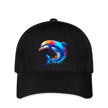 Dauphin - Casquette Flexfit - noir - Devant