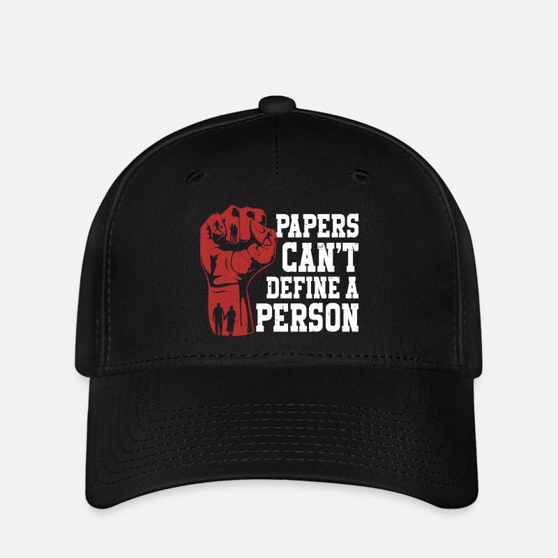 Humanity Papers Can't Define A Person - Flexfit Cap - black