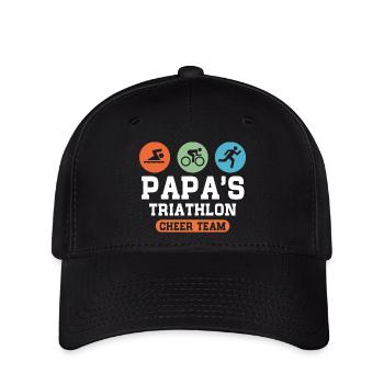 Triathlon Papa - Casquette Flexfit - noir - Devant