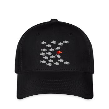 Sei Anders !!! - Flexfit Cap - Schwarz - Vorne