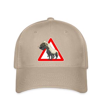 wolf - Flexfit Cap - khaki - Front