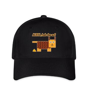 Alexa, pick that up! - Flexfit Cap - black - Front