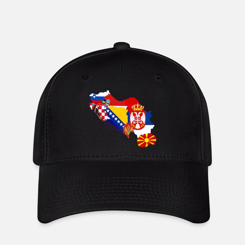 EX Jugoslavija SFRJ - Yugoslavia - Flexfit Cap - Schwarz