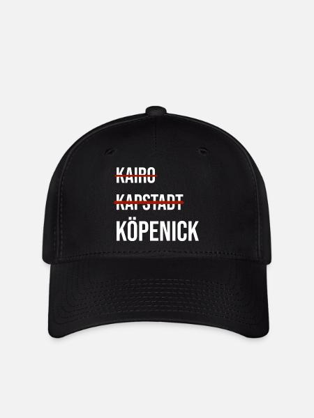 Grafik mit Köpenick - Flexfit Cap - Schwarz