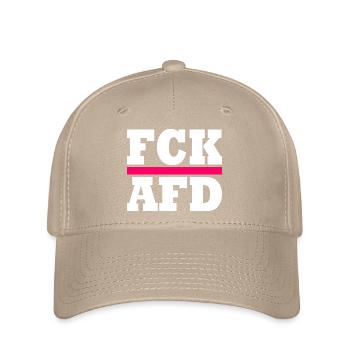 Fck afd - Flexfit Cap - Khaki - Vorne
