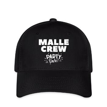Malle crew Party time - Flexfit Cap - black - Front