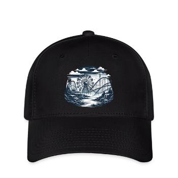 Abandoned amusement park urbex - Flexfit Cap - black - Front