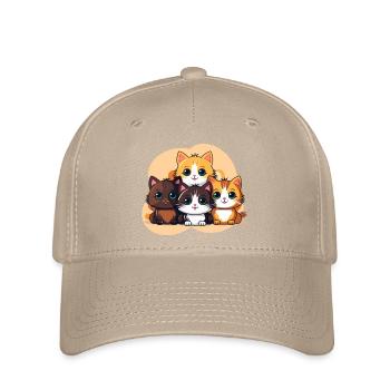 Adorable kittens - Flexfit Cap - khaki - Front
