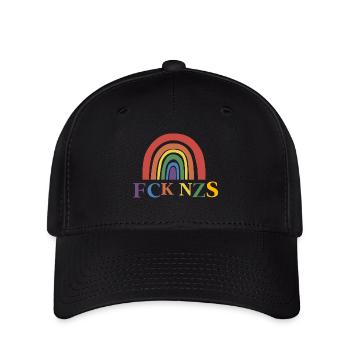 FCK NZS - Flexfit Cap - Schwarz - Vorne