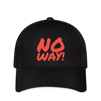 Pas question! - Casquette Flexfit - noir - Devant