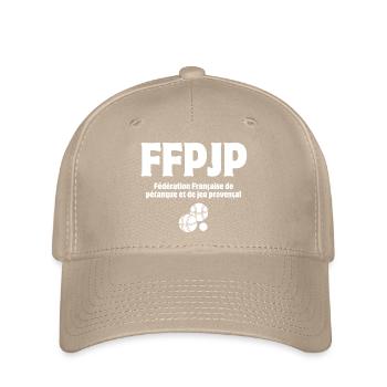 Pétanque, Pétanque-Spieler, Pétanqueur - Flexfit Cap - Khaki - Vorne