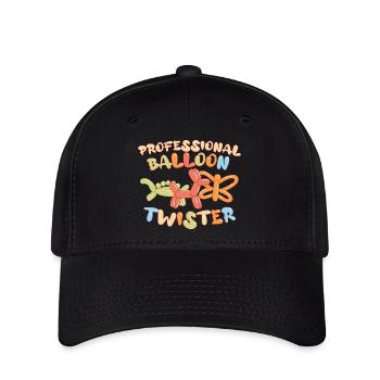 Professional Balloon Animal Twister Circus - Flexfit Cap - black - Front