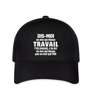 Corse, Corse humour, île de beauté - Casquette Flexfit - noir - Devant