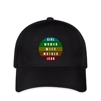 Mode de vie féminin - Casquette Flexfit - noir - Devant