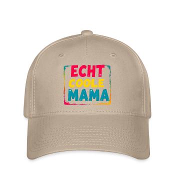 Coole Mama Muttertag lustiger Spruch Geschenk - Flexfit Cap - Khaki - Vorne