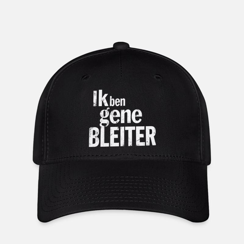 I'm not a bleiter. West Flemish dialect Shirts - Flexfit Cap - black