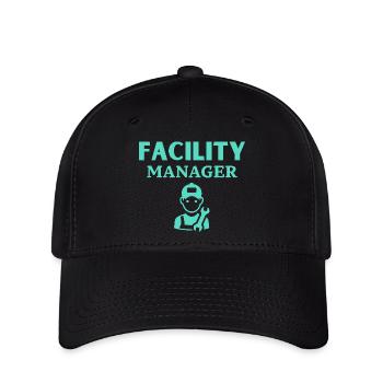 Facility Manager - Flexfit Cap - black - Front