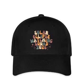 Sun Eclipse Retro Squad - Flexfit Cap - Schwarz - Vorne