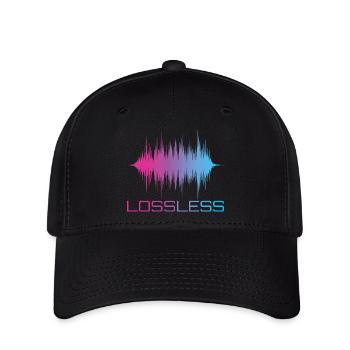 Format audio sans perte Son audiophile - Casquette Flexfit - noir - Devant