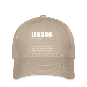 Louisiana Kulturexplosion Shirt - Flexfit Cap - Khaki - Vorne