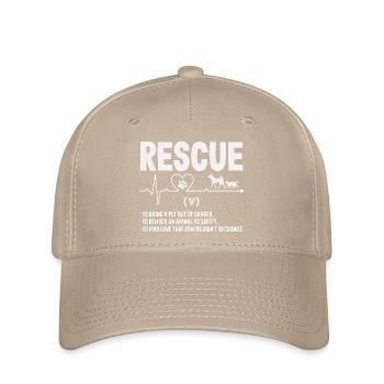 Sauvetage d’animaux Palpitations cardiaques Grondantes Aide Amour - Casquette Flexfit - kaki - Devant