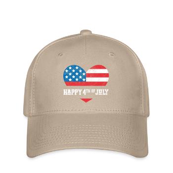Frohen 4. Juli - Flexfit Cap - Khaki - Vorne