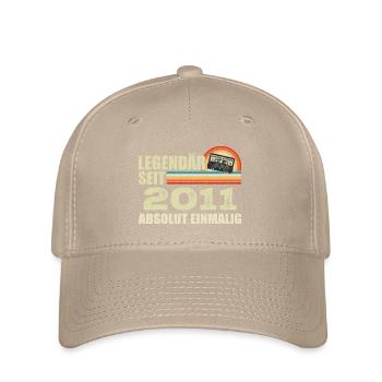 Legendary since 2011 - absolutely unique - Flexfit Cap - khaki - Front