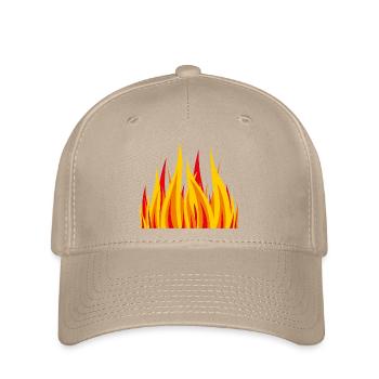 Fire 2 - Flexfit Cap - khaki - Front