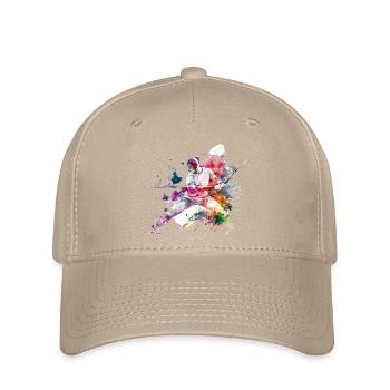 Color fencing in the water splash - Flexfit Cap - khaki - Front
