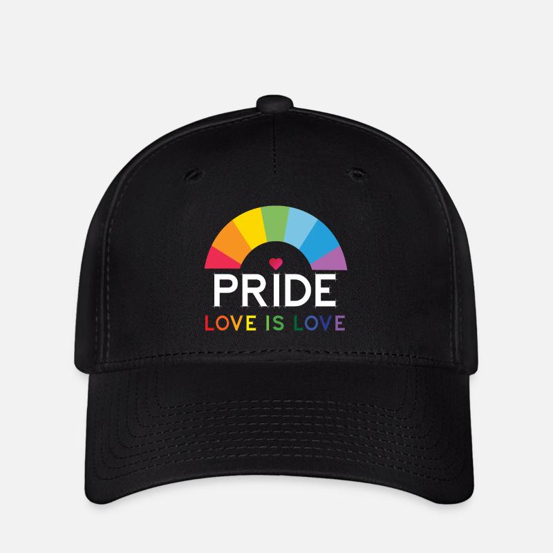 Pride - Love is Love. - Flexfit Cap - black
