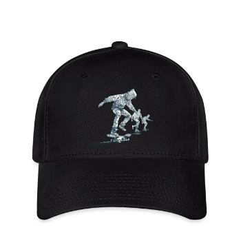 SKATEBOARDS - Casquette Flexfit - noir - Devant