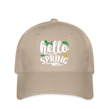 Bonjour le printemps - Casquette Flexfit - kaki - Devant