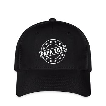 Papa 2025 - Flexfit Cap - Schwarz - Vorne