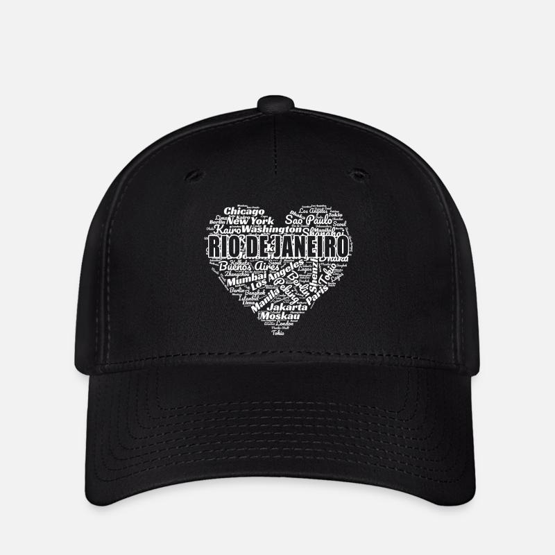 RIO DE JANEIRO - Flexfit Cap - Schwarz