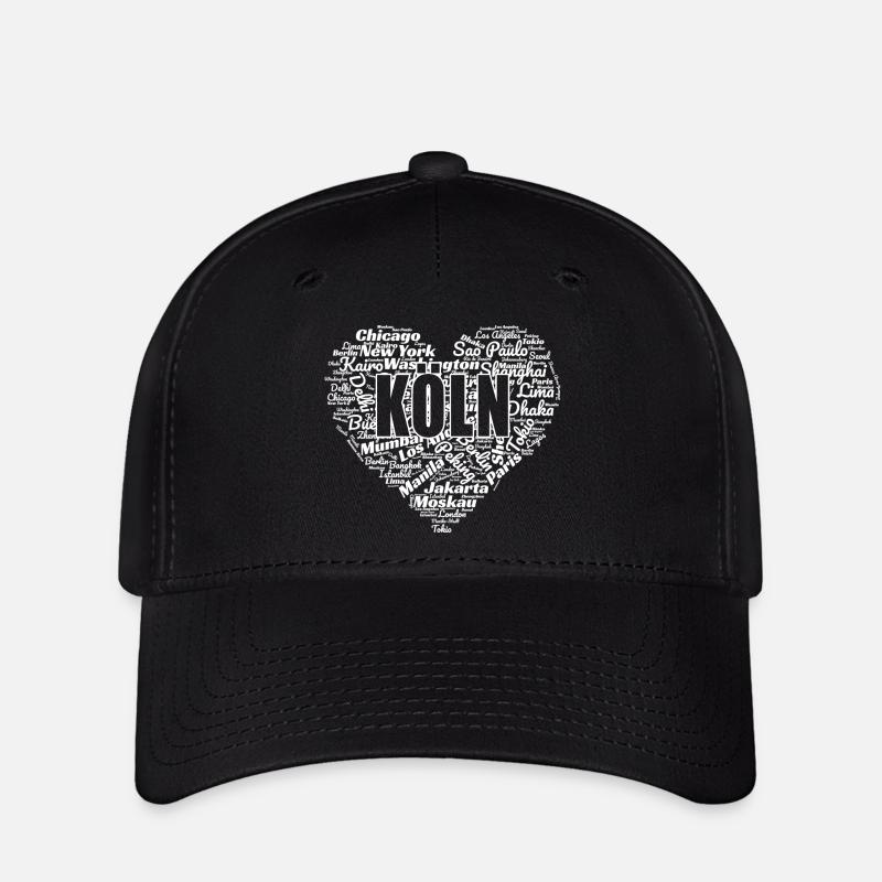 KÖLN - Flexfit Cap - Schwarz