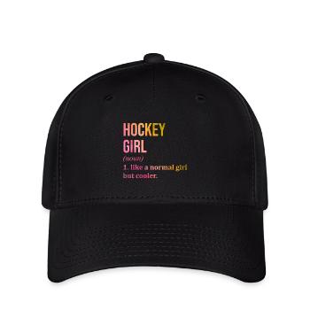 Hockey - Flexfit Cap - Schwarz - Vorne
