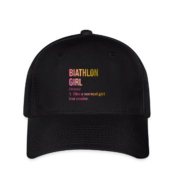 Biathlon - Flexfit Cap - Schwarz - Vorne